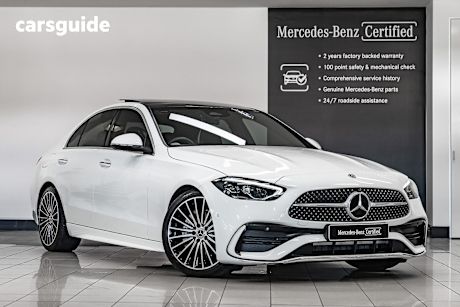 White 2022 Mercedes-Benz C200 Sedan Edition C Mhev