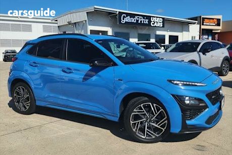 Blue 2021 Hyundai Kona SUV N-LINE 4X4