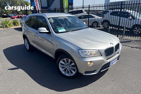 Silver 2013 BMW X3 SUV XDRIVE 20D F25