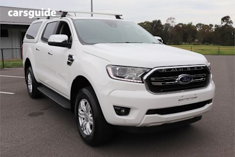 White 2020 Ford Ranger Ute Tray XLT 4X4