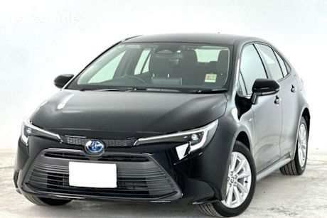 Black 2024 Toyota Corolla Sedan ASCENT SPORT HYBRID F