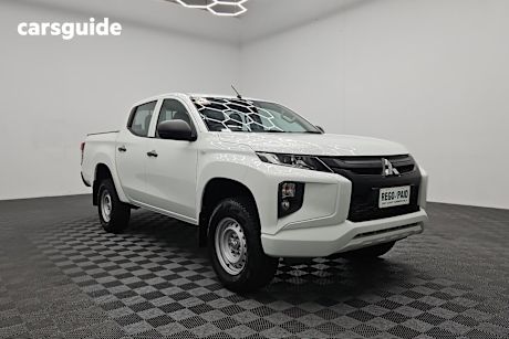 White 2019 Mitsubishi Triton Ute Tray GLX ADAS R