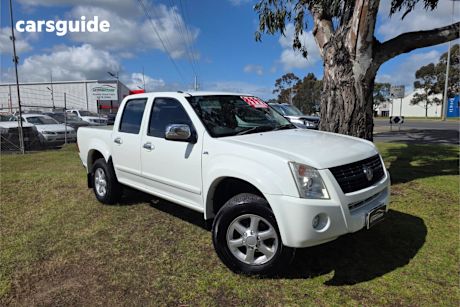 White 2007 Holden Rodeo Crew Cab Pickup Lt