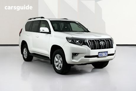 White 2020 Toyota Landcruiser Prado Wagon Gxl