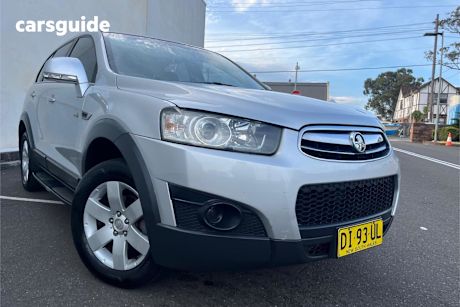 Silver 2013 Holden Captiva Wagon 7 Sx (Fwd)