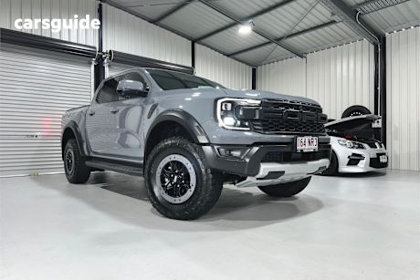 Grey 2023 Ford Ranger Ute Tray RAPTOR 4X4