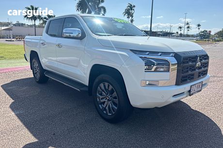 White 2024 Mitsubishi Triton Ute Tray GLS 4X4