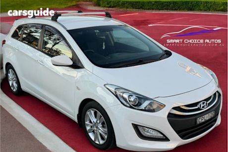 White 2013 Hyundai I30 Wagon Tourer Active 1.6 Gdi