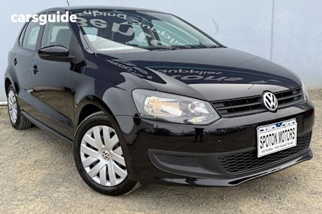 Black 2012 Volkswagen Polo Hatch TRENDLINE