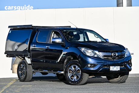Blue 2017 Mazda BT-50 Ute Tray XTR HI-RIDER R
