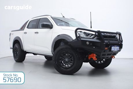 White 2022 Isuzu D-MAX Crew Cab Utility X-Terrain (4X4)