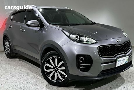 Grey 2017 Kia Sportage SUV SLI F