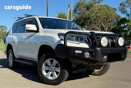 White 2019 Toyota Landcruiser Prado Wagon Gxl (4X4)