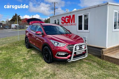 Red 2016 Hyundai Santa FE Wagon Elite Crdi (4X4)