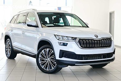 White 2023 Skoda Kodiaq SUV 85TSI STYLE F