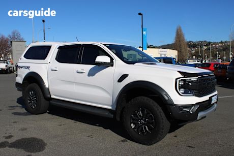White 2023 Ford Ranger Ute Tray RAPTOR 4X4