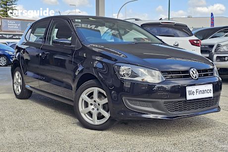 Black 2012 Volkswagen Polo Hatch 77TSI COMFORTLINE F