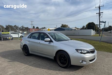 Silver 2008 Subaru Impreza Sedan R (Awd)