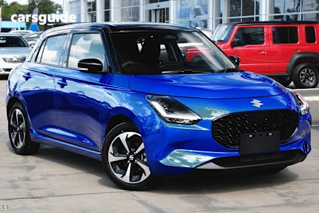Blue 2025 Suzuki Swift Hatch HYBRID GLX F