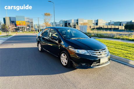 Black 2012 Honda City Sedan Vti