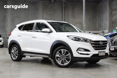 White 2017 Hyundai Tucson Wagon Elite (Fwd)