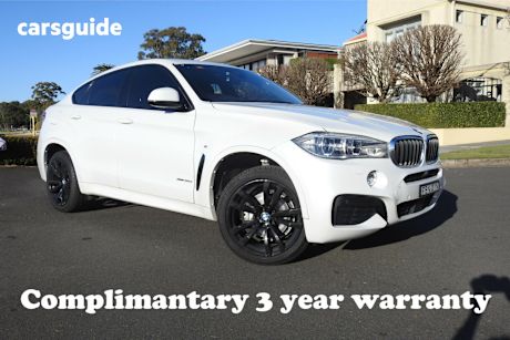 White 2018 BMW X6 Coupe Xdrive 30D