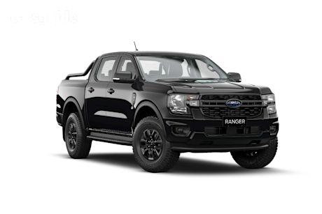 Black 2024 Ford Ranger Ute Tray BLACK EDITION 4X4