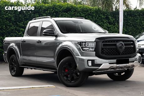 Grey 2025 GWM Cannon Alpha Ute Tray ULTRA PHEV 4WD