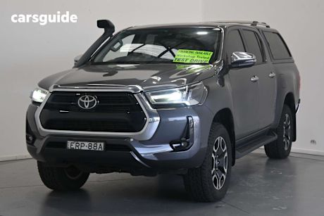 Grey 2021 Toyota Hilux Ute Tray SR5 4X4