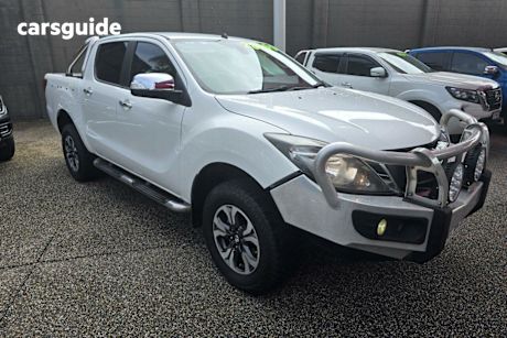 White 2017 Mazda BT-50 Dual Cab Utility Gt (4X4)