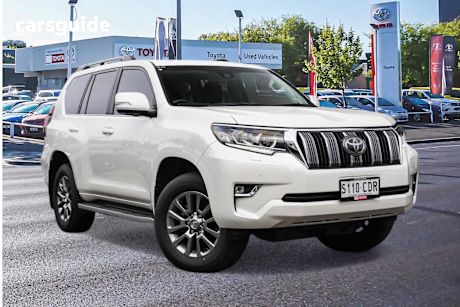White 2019 Toyota Landcruiser Prado SUV KAKADU 4X4