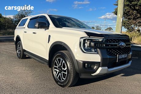 White 2025 Ford Ranger Ute Tray SPORT 4X4