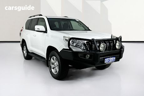 White 2015 Toyota Landcruiser Prado Wagon Gxl (4X4)