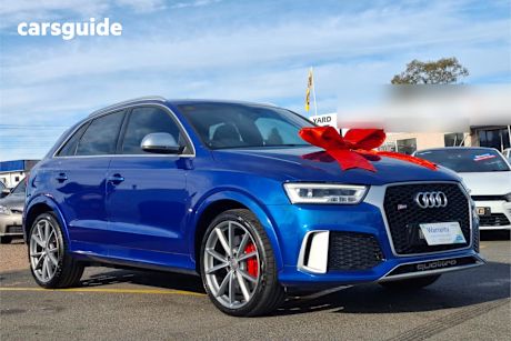 Blue 2016 Audi RS Q3 SUV 4WD