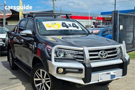 Grey 2015 Toyota Hilux Dual Cab Utility Sr5 (4X4)