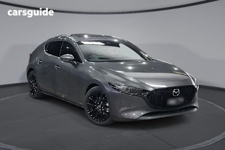 Grey 2025 Mazda Mazda3 Hatch G25 ASTINA F