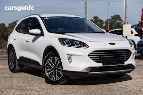 White 2021 Ford Escape SUV ST-LINE F