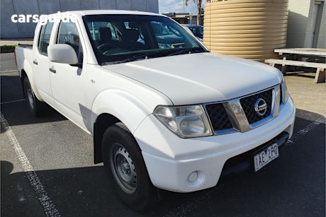 White 2013 Nissan Navara Ute Tray RX R