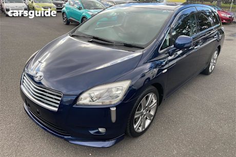 Blue 2008 Toyota Mark X SUV ZIO