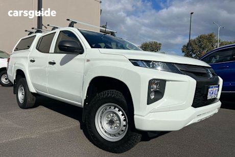 White 2020 Mitsubishi Triton Double Cab Pick Up Glx Adas