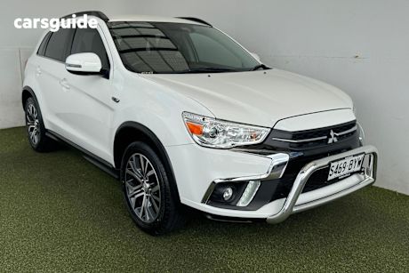 White 2018 Mitsubishi ASX SUV LS F