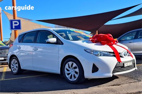 White 2014 Toyota Corolla Hatchback Ascent