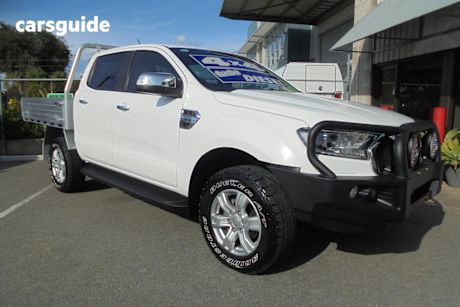 White 2021 Ford Ranger Ute Tray XLT 4X4