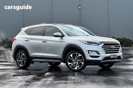 Silver 2020 Hyundai Tucson SUV HIGHLANDER 4X4