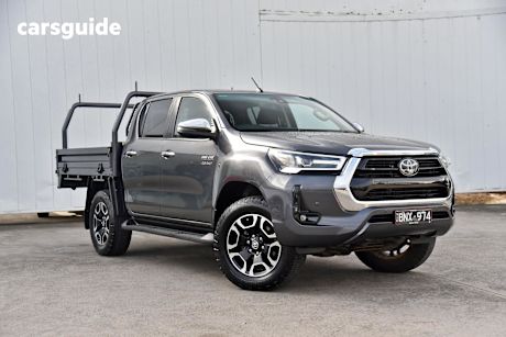 Grey 2021 Toyota Hilux Ute Tray SR5 4X4