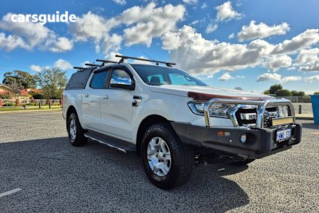 White 2016 Ford Ranger Dual Cab Utility Xlt 3.2 (4X4)
