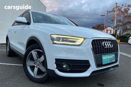 White 2014 Audi Q3 Wagon 1.4 Tfsi (110Kw)