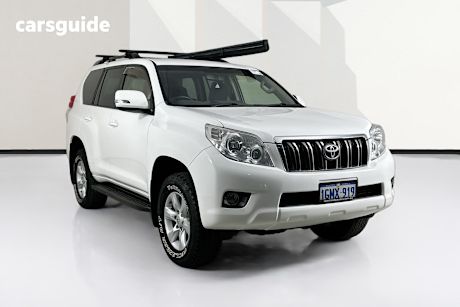 White 2013 Toyota Landcruiser Prado Wagon Gxl (4X4)