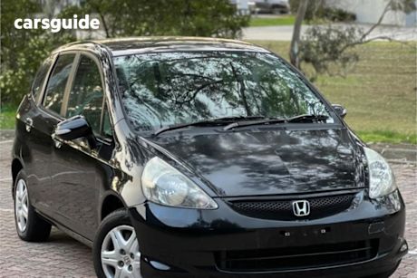 Black 2007 Honda Jazz Hatchback Vti