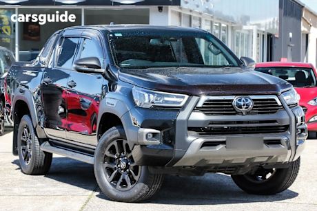 Black 2022 Toyota Hilux Double Cab Pick Up Rogue (4X4)